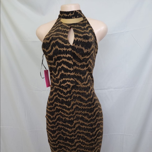 ShoeDazzle Shimmer Backless Dress - Picture 2 of 8